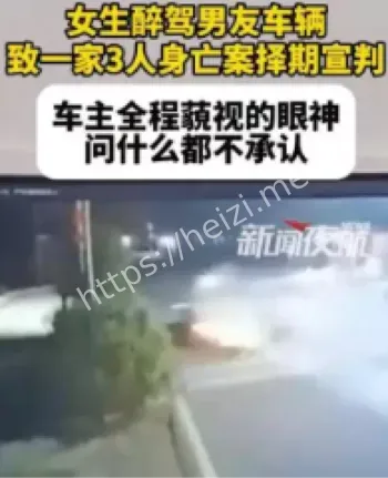 河南醉驾撞死3人车主态度